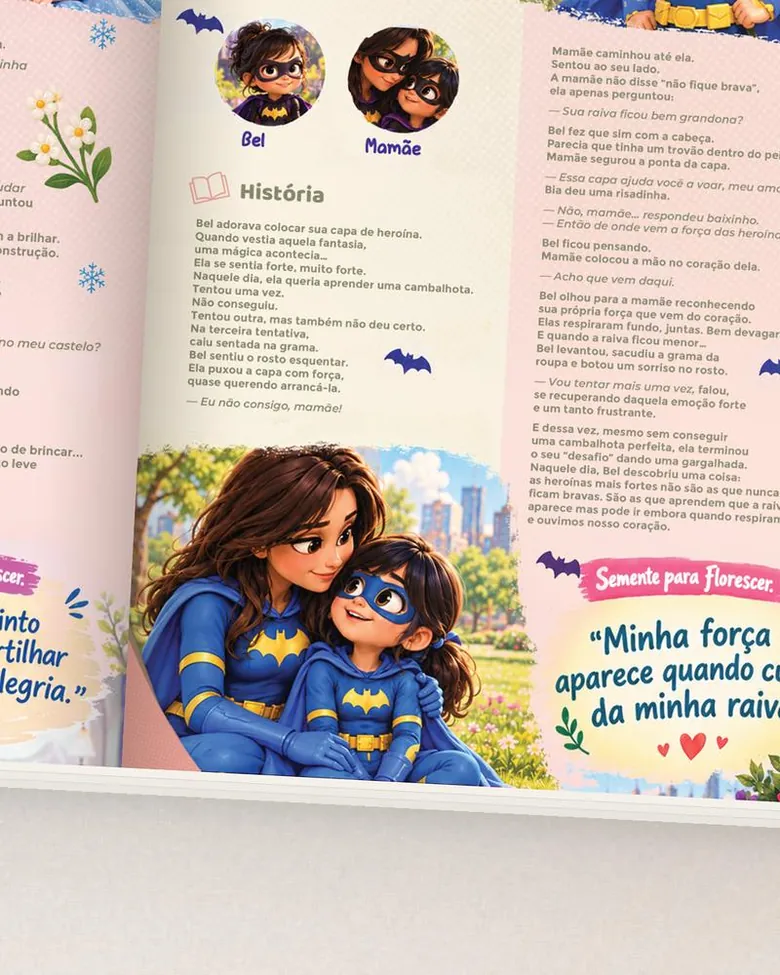 Detalhe da História 1 com a Semente para Florescer